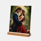 "Whispers of Time: A Romance Fantasy" Acryl Bord (Hoek)