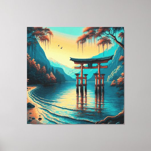 Whispers of Tranquillity: De Geestpoort Canvas Afdruk (Voorkant)