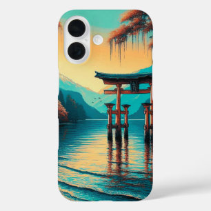 Whispers of Tranquillity: De Geestpoort iPhone 16 Hoesje