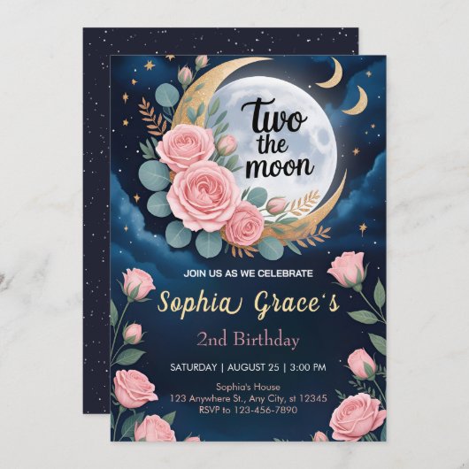 Whispers of Two in the Moonlight Kaart (Voorkant / Achterkant)