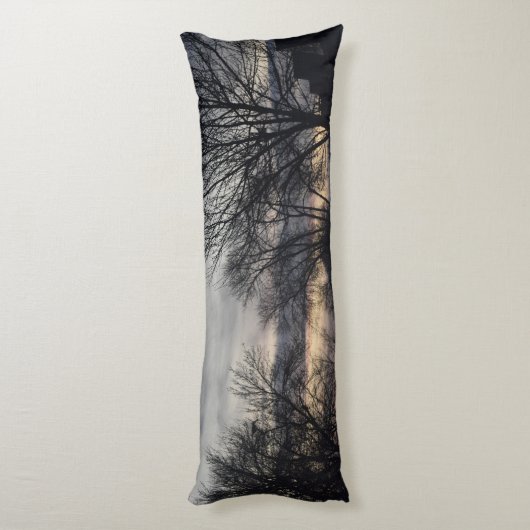 Whispers of Winter Lichaamskussen (Achterkant (Verticaal))