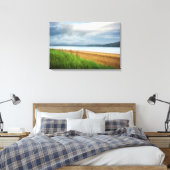 Whispers on the Sand: Historic Rathmullan Beach Canvas Afdruk (Insitu (Slaapkamer))