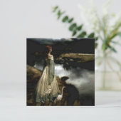 “Whispers on the Wind” by Edward Robert Hughes Feestdagenkaart (Staand voorkant)