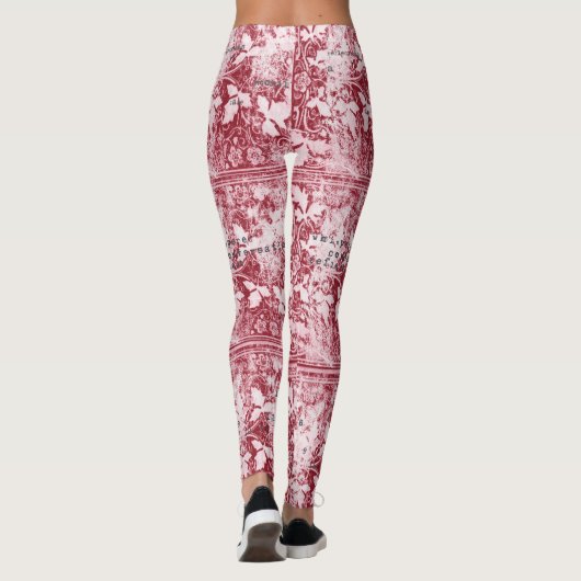 Whispers (rood) leggings (Achterkant)