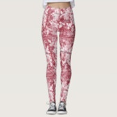 Whispers (rood) leggings (Voorkant)