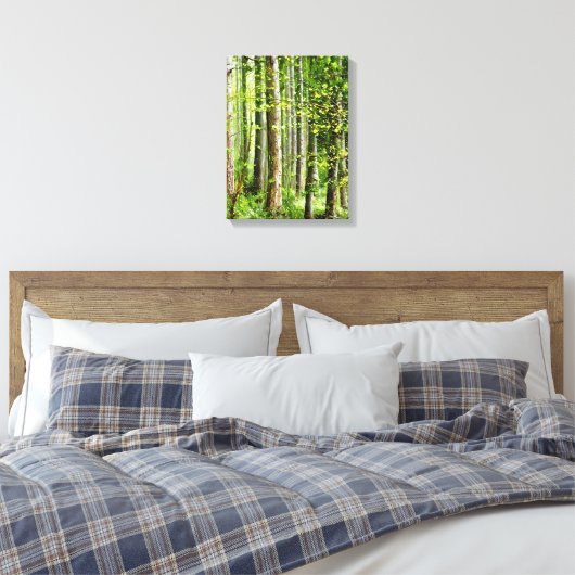 Whispers van de Enchanted Forest Canvas Afdruk (Insitu (Slaapkamer))