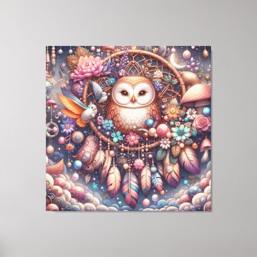 Whispers van de Enchanted Forest Canvas Afdruk (Voorkant)