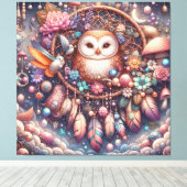 Whispers van de Enchanted Forest Canvas Afdruk (Insitu (Houten vloer))