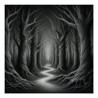 Whispers van de Enchanted Forest Perfect Poster