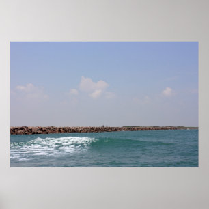 Whispers van de Golf: Een Gentle Wave's Embrace Poster