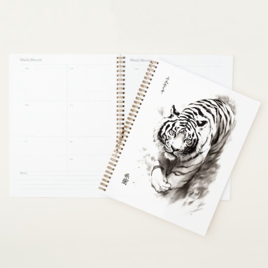Whispers van de Wilde: White Tiger Collectie - Planner (Display)