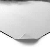 Whispers van een Smoky Crane Abstract Poster (Hoek)