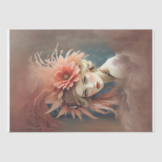 Whispers van een vervlogen tijdperk Decoupage Tissuepapier (Voorkant)