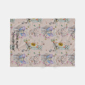 Whispers van Forrest Baby Fleece Blanket Deken (Voorkant (Horizontaal))