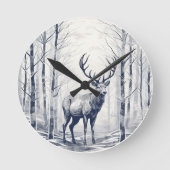 Whispers van het bos ronde klok (Voorkant)