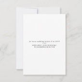 Whispers van het Lente Foto Wedding Save the Date (Achterkant)