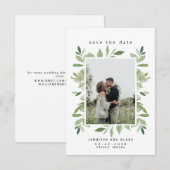 Whispers van het Lente Foto Wedding Save the Date (Voorkant / Achterkant)