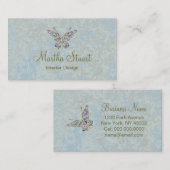 Whispers van vlinder wijzigen KLEUR ~ Visitekaartj Visitekaartje (Voorkant / Achterkant)