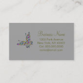 Whispers van vlinder wijzigen KLEUR ~ Visitekaartj Visitekaartje (Achterkant)