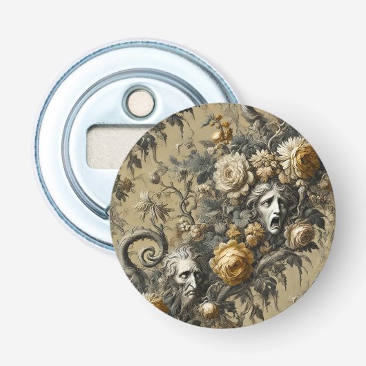 Whispers & Whelps van een vergeten sprookje Button Flesopener (Voorkant)