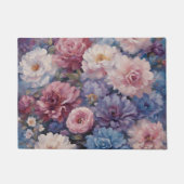 Whispy wildflower ontwerp deurmat (Voorkant)