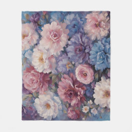 Whispy wildflower ontwerp fleece deken