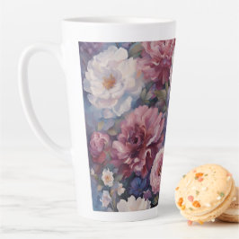 Whispy wildflower ontwerp latte mok