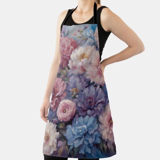 Whispy wildflower ontwerp schort (Insitu)