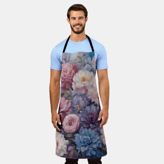 Whispy wildflower ontwerp schort (Gedragen)