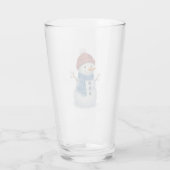 Whistelse Kerstman Prettig Kerstfeest Glas (Achterkant)
