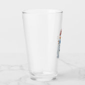Whistelse Kerstman Prettig Kerstfeest Glas (Rechts)