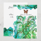WHISTELSE WERVELEN helder blauw groen wit Kaart (Voorkant / Achterkant)