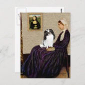 Whisters Mother - Japanse Chin 1 Briefkaart (Voorkant / Achterkant)