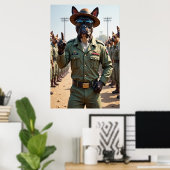 Whistle Downrange: blaf eerst, vraag nooit Poster (Thuiskantoor)