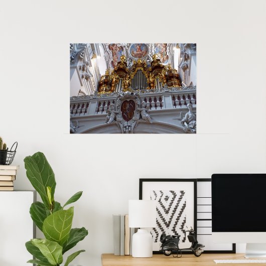 Whistle Passau Pipe Organ Poster (Thuiskantoor)