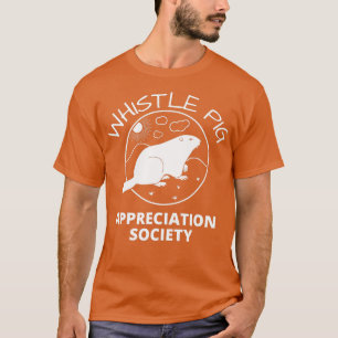 Whistle Pig Appreciation Society Groundhog T-shirt