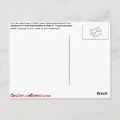 Whistle Pig Restaurant Briefkaart (Achterkant)