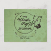 Whistle Pig Restaurant Briefkaart (Voorkant)