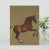 Whistlejacket het Paard (door George Stubbs) Kaart (Staand voorkant)