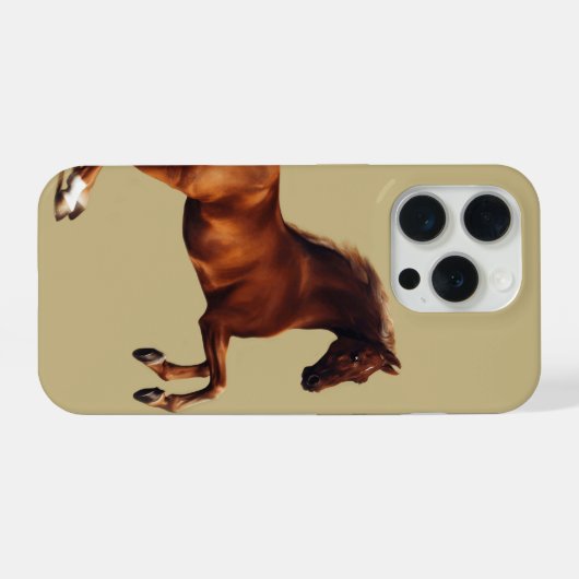 Whistlejacket horse by George Stubbs iPhone Hoesje (Achterkant horizontaal)