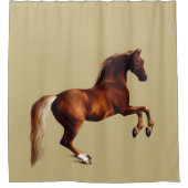 Whistlejacket horse painting by George Stubbs Douchegordijn (Voorkant)