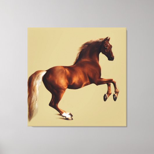 Whistlejacket paard door George Stubbs Canvas Afdruk (Voorkant)