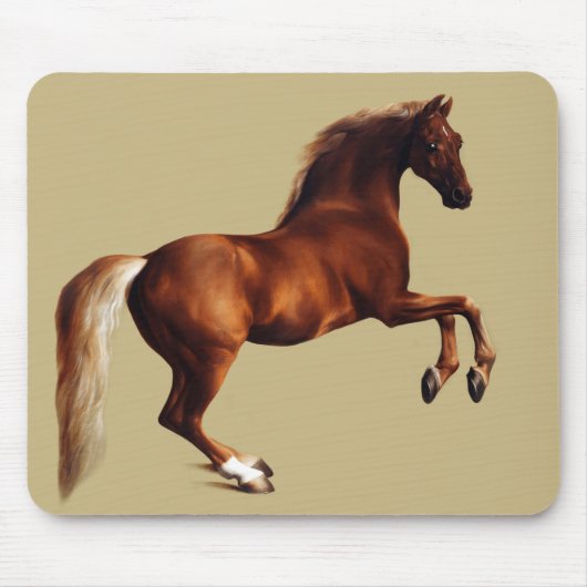 Whistlejacket paard door George Stubbs Muismat (Voorkant)