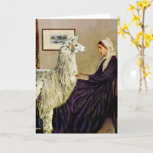 Whistler&apos; Moederlama Kaart (Gele Bloem)