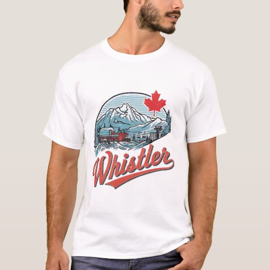 Whistler BC Canada T-shirt (Voorkant)