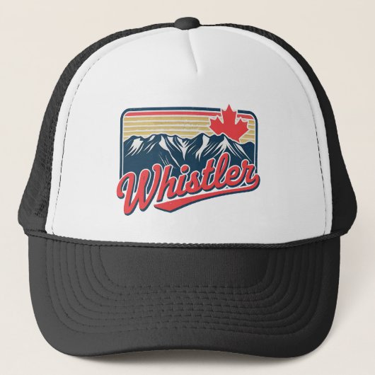 Whistler BC Canada Trucker Pet (Voorkant)