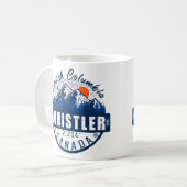 Whistler BC Vancouver - Canada - Retro  Koffiemok (Voorkant links)