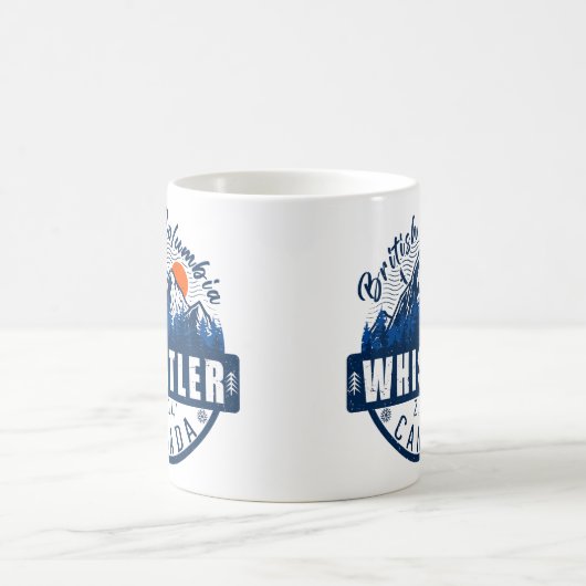 Whistler BC Vancouver - Canada - Retro  Koffiemok (Center)