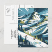 Whistler Blackcomb Bergskiën Briefkaart (Voorkant / Achterkant)