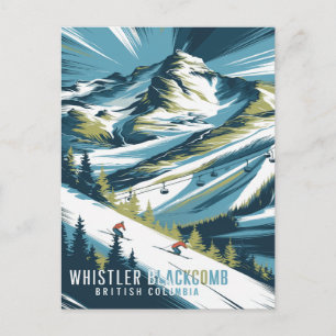 Whistler Blackcomb Bergskiën Briefkaart